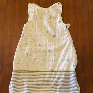 Pehr Alphabet Sleep Sack / Sleeping Bag - muslin 0-6 Months